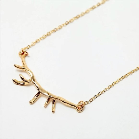 Delicate Antler Necklace - Picture 2 of 5